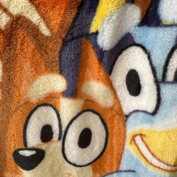 Bluey Fall Plush Throw Blanket NEW Autumn 50x70